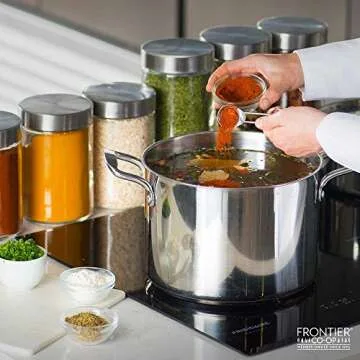 Frontier Organic Ceylon Ground Cinnamon, 1-Pound Bulk Bag, Non-GMO Fair-Trade Certified Organic Cinnamon Powder