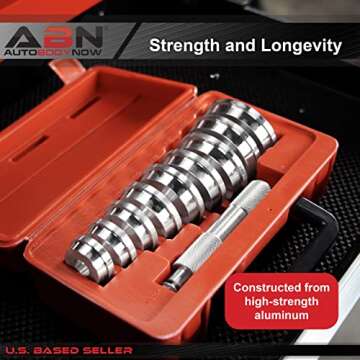 ABN Bearing Race and Seal Bush Driver Set with Carrying Case – Master / Universal Kit for Automotive Wheel Bearings