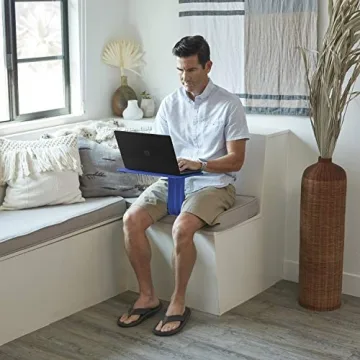 ECR4Kids The Surf Portable Lap Desk, Flexible Seating, Blue