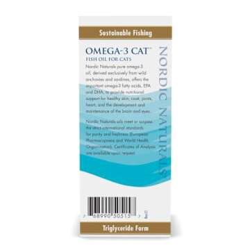 Nordic Naturals Omega-3 Cat Fish Oil Supplement for Cats