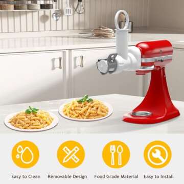 Gourmet Pasta Maker Attachment for KitchenAid Stand Mixer