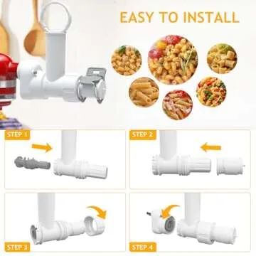 Gourmet Pasta Maker Attachment for KitchenAid Stand Mixer
