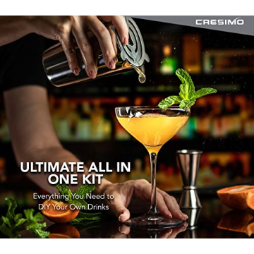 4pc Boston Shaker Set – Essential Bar Tools for Cocktails