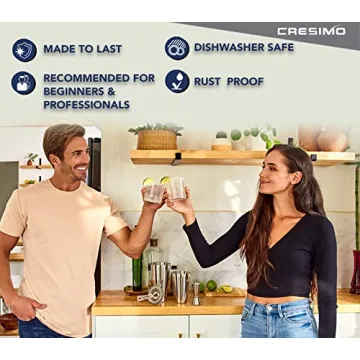 4pc Boston Shaker Set – Essential Bar Tools for Cocktails