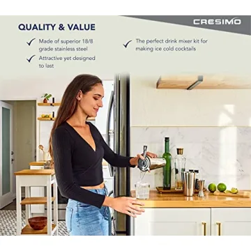 4pc Boston Shaker Set – Essential Bar Tools for Cocktails