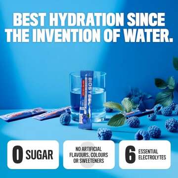 BIOSTEEL High Performance Sport Mix Blue Raspberry, 7 GR