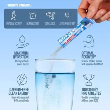 BIOSTEEL High Performance Sport Mix Blue Raspberry, 7 GR