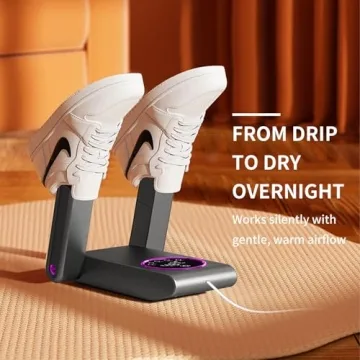 Whisper-Quiet Telescopic Boot and Glove Dryer with Timer