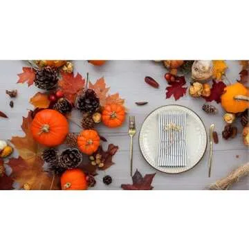 INFEI Cloth Napkins Set for Events & Home Use - 12 Pack