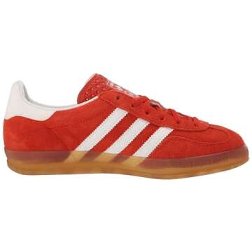 adidas Gazelle Bold WMNS Shoes, Bold Orange/Cloud White/Gum, Size 10
