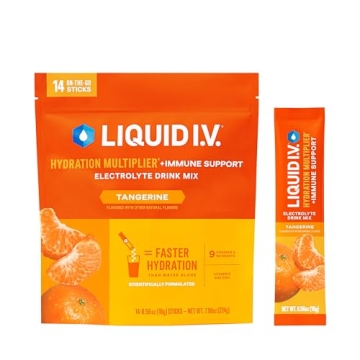 Liquid I.V. Hydration Multiplier Immune Support Tangerine