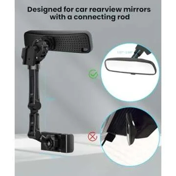 Karmus Durable Mirror Phone Holder for Every Car