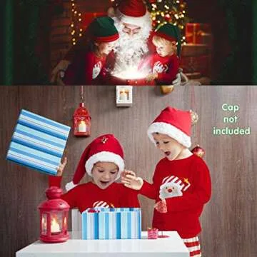 Tphon Girls Christmas Pajamas Toddler Boy Kids Holiday Pajamas Set Santa PJS Winter Sleepwear Children Clothes(Red,3T)