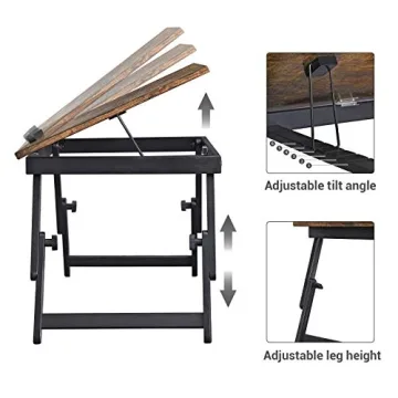 SONGMICS Adjustable Laptop Desk for Work and Play