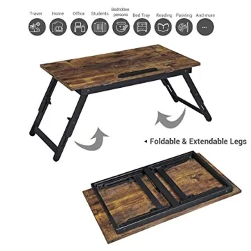 SONGMICS Adjustable Laptop Desk for Work and Play