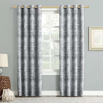 Gold Curtain Rods for Windows 28 to 48 Inch(2.3-4ft),1 Inch Diameter Adjustable Curtain Rod,Modern Drapery Rods,Decorative Window Curtains Rod 20-45",Gold