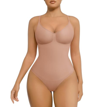 FeelinGirl Body Shaper Tummy Control Shapewear for Women Sculpting Snatched Waist Body Suit Bodysuit...