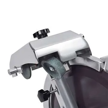 KWS MS-12NT Premium Commercial 420w Electric Meat Slicer 12-Inch Non-sticky Teflon Blade, Frozen Meat/Cheese/Food Slicer Low Noises Commercial and Home Use [ ETL, NSF Certified ]