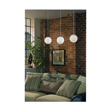 Sea Gull Lighting Leo One-Light Pendant - Modern Fixture in Satin Aluminum