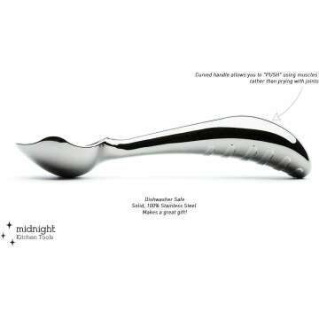 Midnight Scoop Stainless Steel Ice Cream Scoop