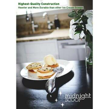 Midnight Scoop Stainless Steel Ice Cream Scoop