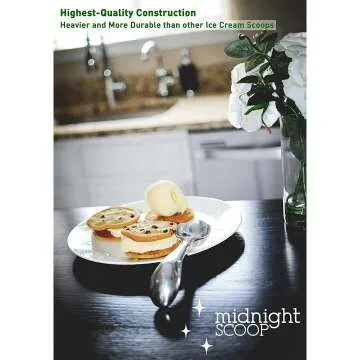 Midnight Scoop Stainless Steel Ice Cream Scoop