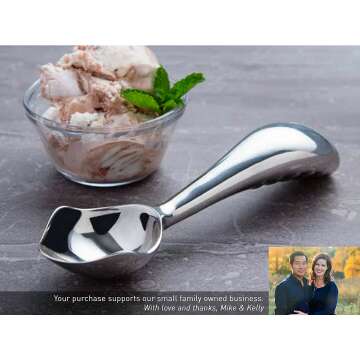 Midnight Scoop Stainless Steel Ice Cream Scoop