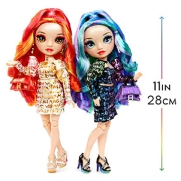 Rainbow High Laurel & Holly De'Vious Twin Dolls Set Gift