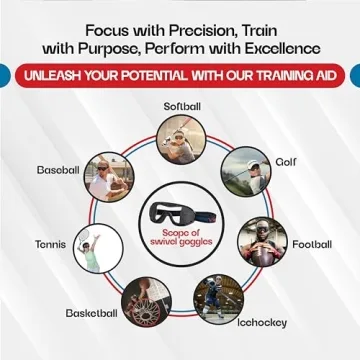 Swivel Vision Professional Vision Training Goggles for Athletes