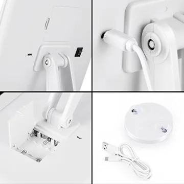 Magicfly Lighted Makeup Mirror with 10X Magnification