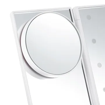 Magicfly Lighted Makeup Mirror with 10X Magnification