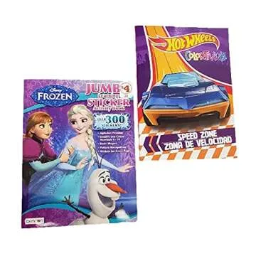 Hotel Safety Products Inc. Bundle of 16 Coloring Books Kids Ages 4-8 Assortment Incl 16 Kids Activity plus Headband Books Include Games, Puzzles, Mazes, and Stickers (No Duplicates), Multicolored