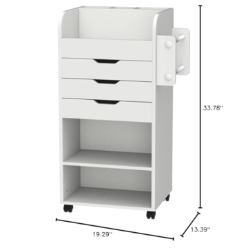 Craft Storage Cart for Quick and Easy Organization