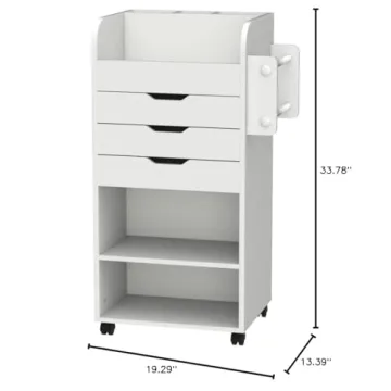 Craft Storage Cart for Quick and Easy Organization