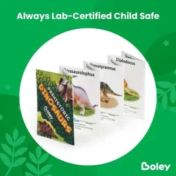 BOLEY Monster (15-Pack) Large 7" Toy Dinosaurs Set - Enormous Variety of Authentic Type Plastic Dinosaurs - Great as Dinosaur Party Supplies, Birthday Party Favors, and More