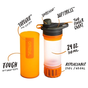 GRAYL GeoPress Water Purifier for Hiking and Travel