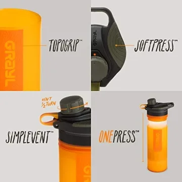 GRAYL GeoPress Water Purifier for Hiking and Travel