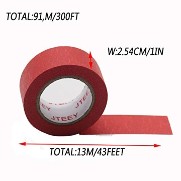 JTEEY Colored Masking Tape for Creative Fun and Organization
