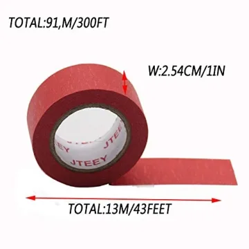 JTEEY Colored Masking Tape for Creative Fun and Organization