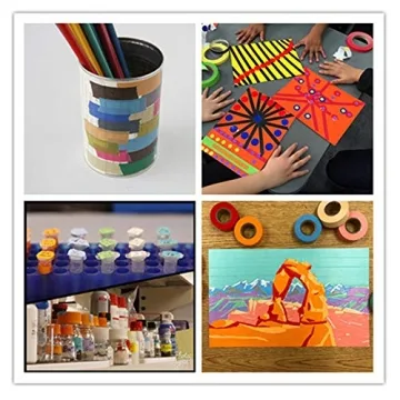JTEEY Colored Masking Tape for Creative Fun and Organization