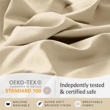 LuxClub 6 Piece Queen Sheet Set - Breathable & Wrinkle Free