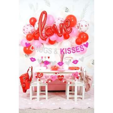 Chugs and Kisses Banner for Galentine’s Day Celebrations