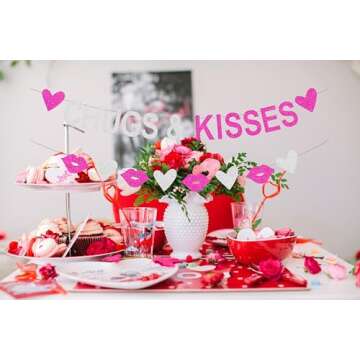 Chugs and Kisses Banner for Galentine’s Day Celebrations