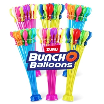Bunch O Balloons Crazy Color by ZURU, 200+ Rapid-Filling Self-Sealing Water Balloons for Outdoor Fam...