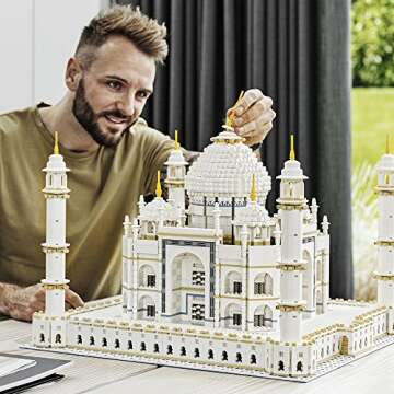 LEGO Creator Expert Taj Mahal 10256 Building Kit and Architecture Model, Perfect Set for Older Kids ...