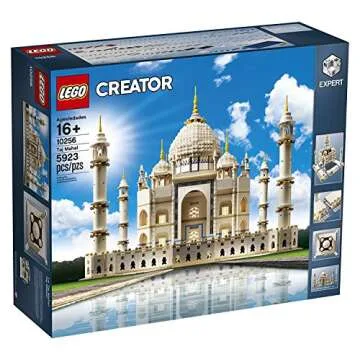 LEGO Creator Expert Taj Mahal 10256 Building Kit and Architecture Model, Perfect Set for Older Kids and Adults (5923 Pieces)