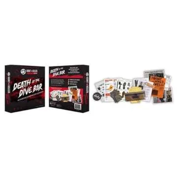 Hunt A Killer: Death At The Dive Bar, Solve a Murder at Old Scratch Tavern, Immersive Murder Mystery Game, Play Detective in Unsolved Mysteries, Great Gift For True Crime Fans, Designed for Ages 14+