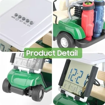 10L0L Mini Golf Cart Alarm Clock for Golf Fans