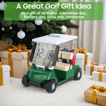 10L0L Mini Golf Cart Alarm Clock for Golf Fans