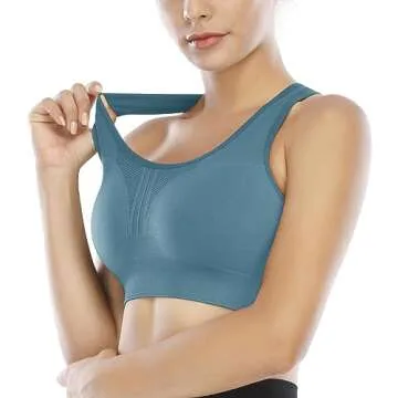 Heathyoga High Impact Sports Bras for Women Padded Sports Bras for Women Workout Bras for Women Racerback Bras Yoga Bras